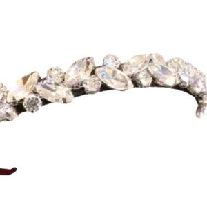 BOGO LXLM by Locks & Mane Laurel Headband Gold Leaves Faux Diamond New